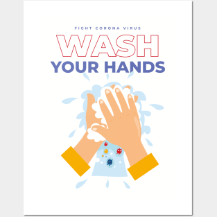 Wash Your Hands Posters and Art